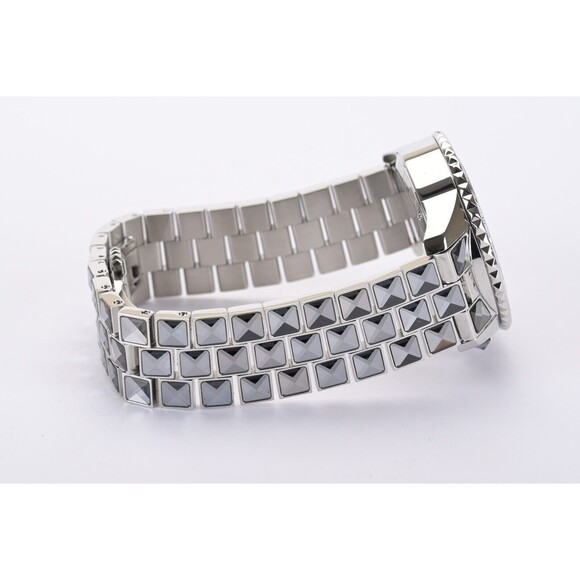 Christian Dior CD114313 Christal 38mm Silver Diamond Watch B&P - $4395 MSRP